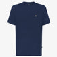 T-shirt blu antimacchia in cotone elasticizzato