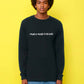 T-shirt a maniche lunghe Squid Sandwich nera