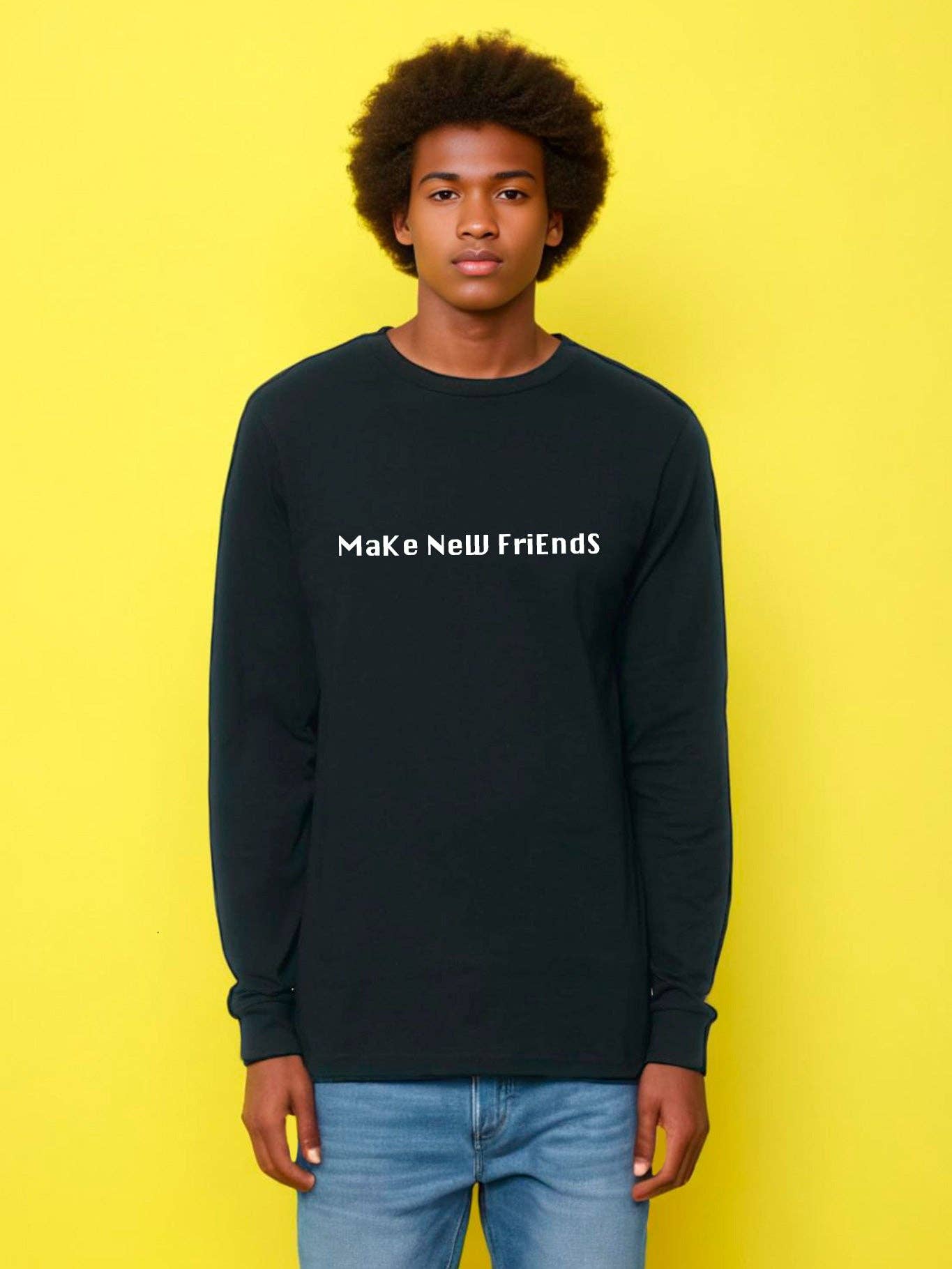 T-shirt a maniche lunghe Squid Sandwich nera