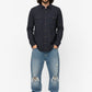 Camicia di flanella uomo Chop blu navy