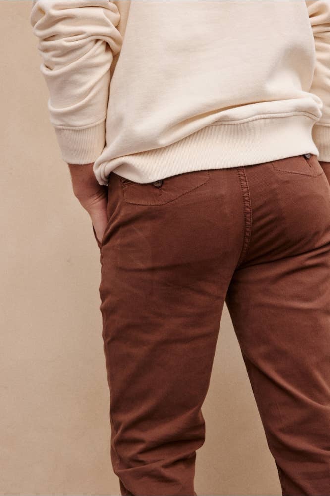 Pantaloni chino slim Joe Brown