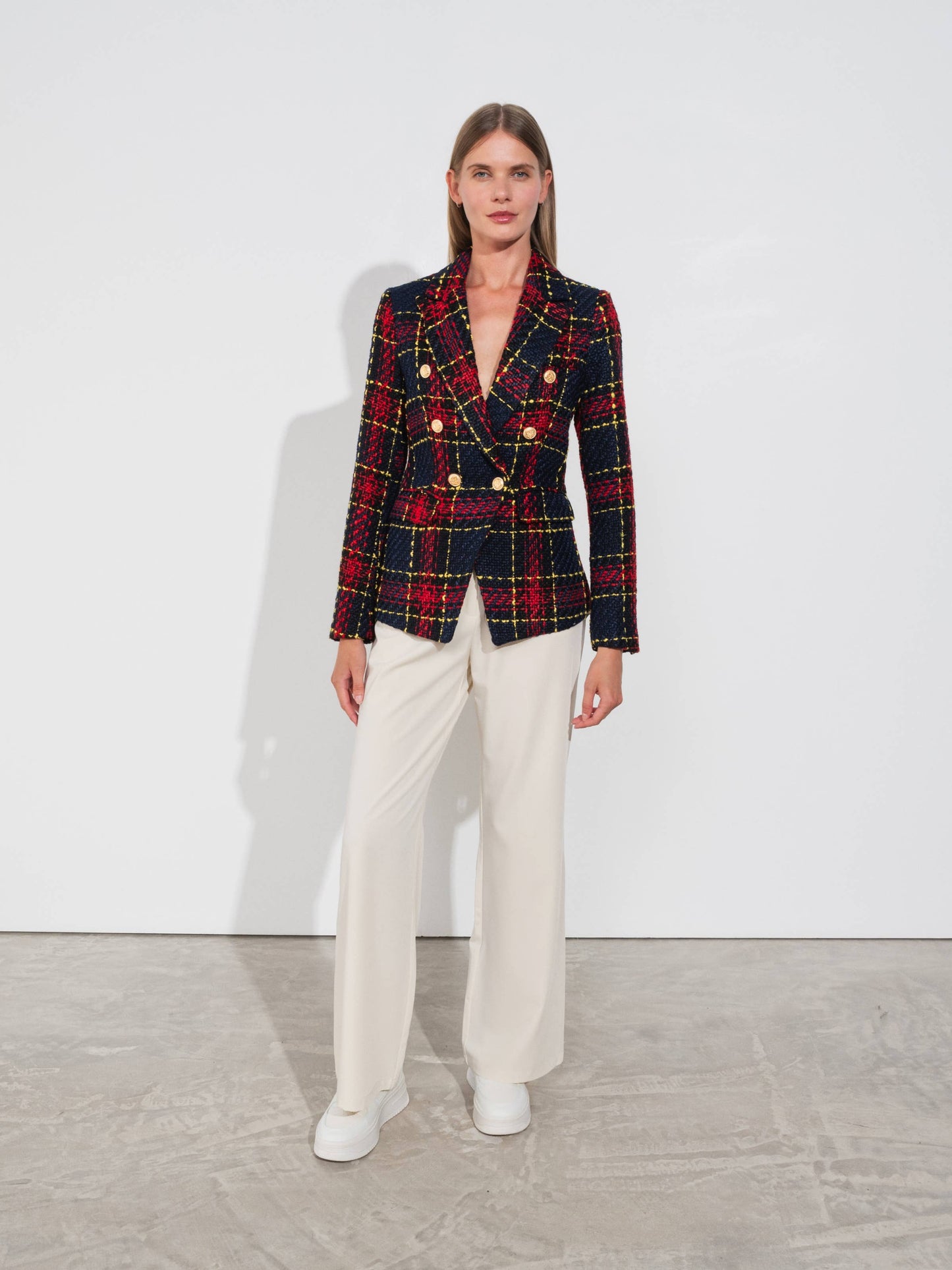 Blazer doppiopetto in poliestere SMF