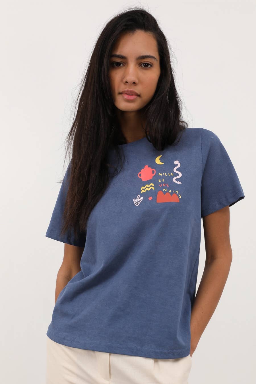 T-shirt Taha con stampa ispirata a Le mille e una notte