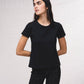 T-shirt basic a maniche corte girocollo