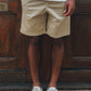 Pantaloncini da arrampicata in cotone Ecodye color sabbia