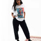 T-shirt urban Eleven con stampa Stranger Things
