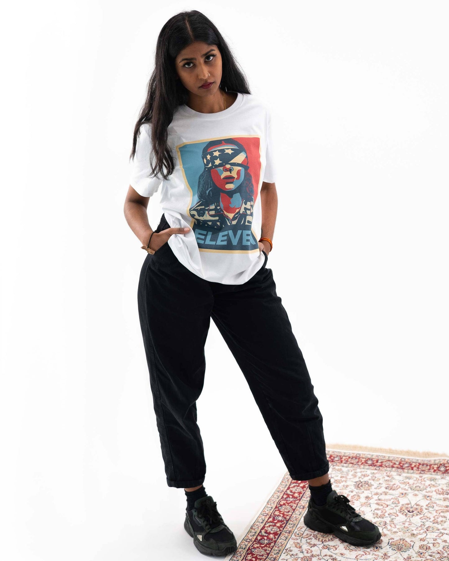 T-shirt urban Eleven con stampa Stranger Things