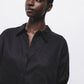 Camicia oversize con taschino