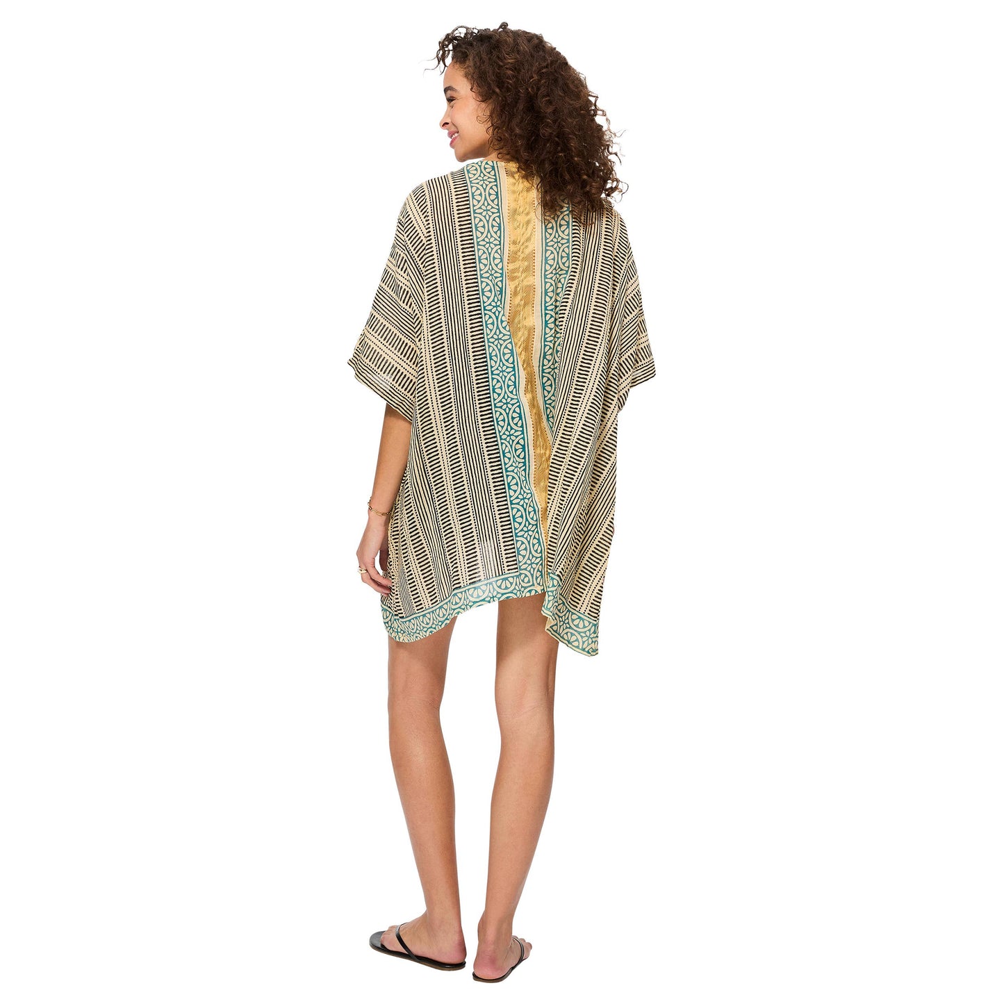 Kimono estivo a maniche corte lunghezza media