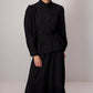 Completo camicia e gonna lunga con balze
