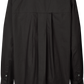 Camicia lunga in popeline di cotone biologico Bella con manica raglan - Nero