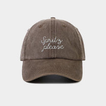 Cappellino vintage ricamato “Spritz Please”