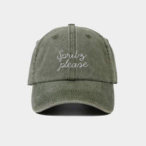 Cappellino vintage ricamato “Spritz Please”
