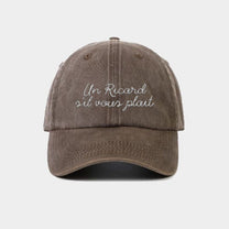 Cappellino vintage ricamato “Un Ricard, s’il vous plaît”