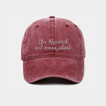 Cappellino vintage ricamato “Un Ricard, s’il vous plaît”