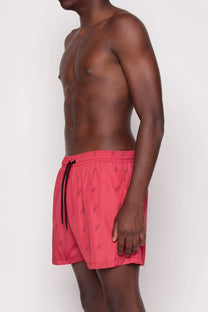 Costume da bagno Monochrome Rosso