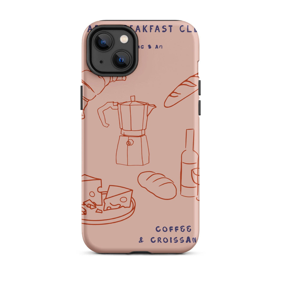 Custodia resistente per iPhone Paris Breakfast Club