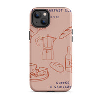 Custodia resistente per iPhone Paris Breakfast Club