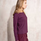 Maglia donna basic in cotone elasticizzato