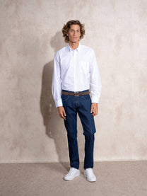 Jeans uomo in denim elasticizzato