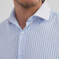Camicia comfort a righe cielo