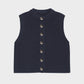 Cardigan senza maniche Lejicky blu navy
