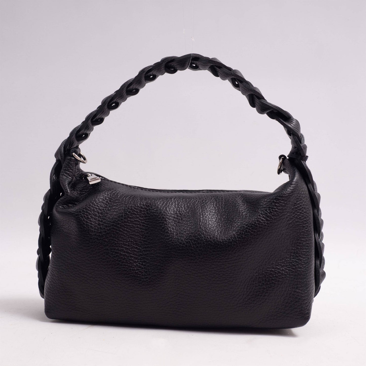 Borsa a tracolla intrecciata in pelle