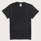 T-shirt con taschino in canapa biologica nero lavato