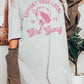 T-shirt grafica "Girl Gang" in cotone pettinato