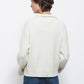 Maglione a maglia rasata con collo polo