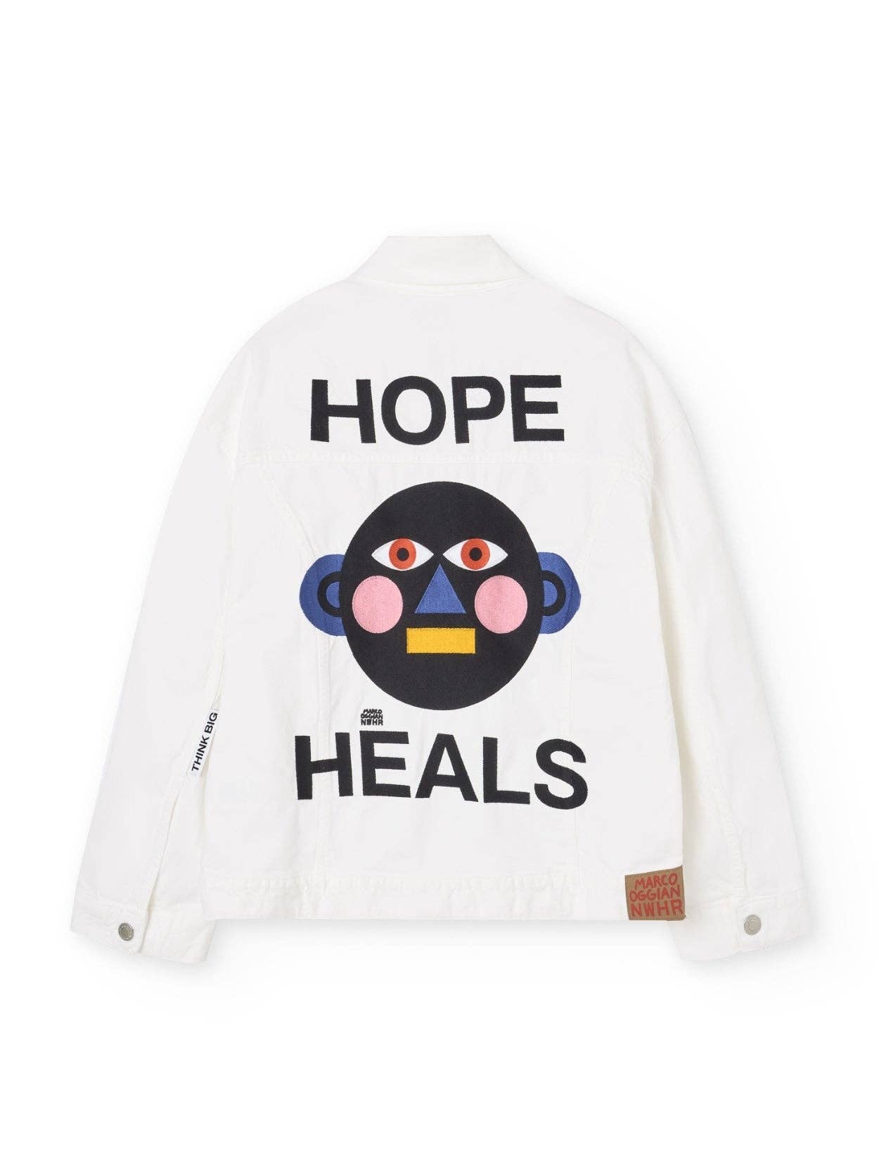 Giacca in denim biologico Hope Heals