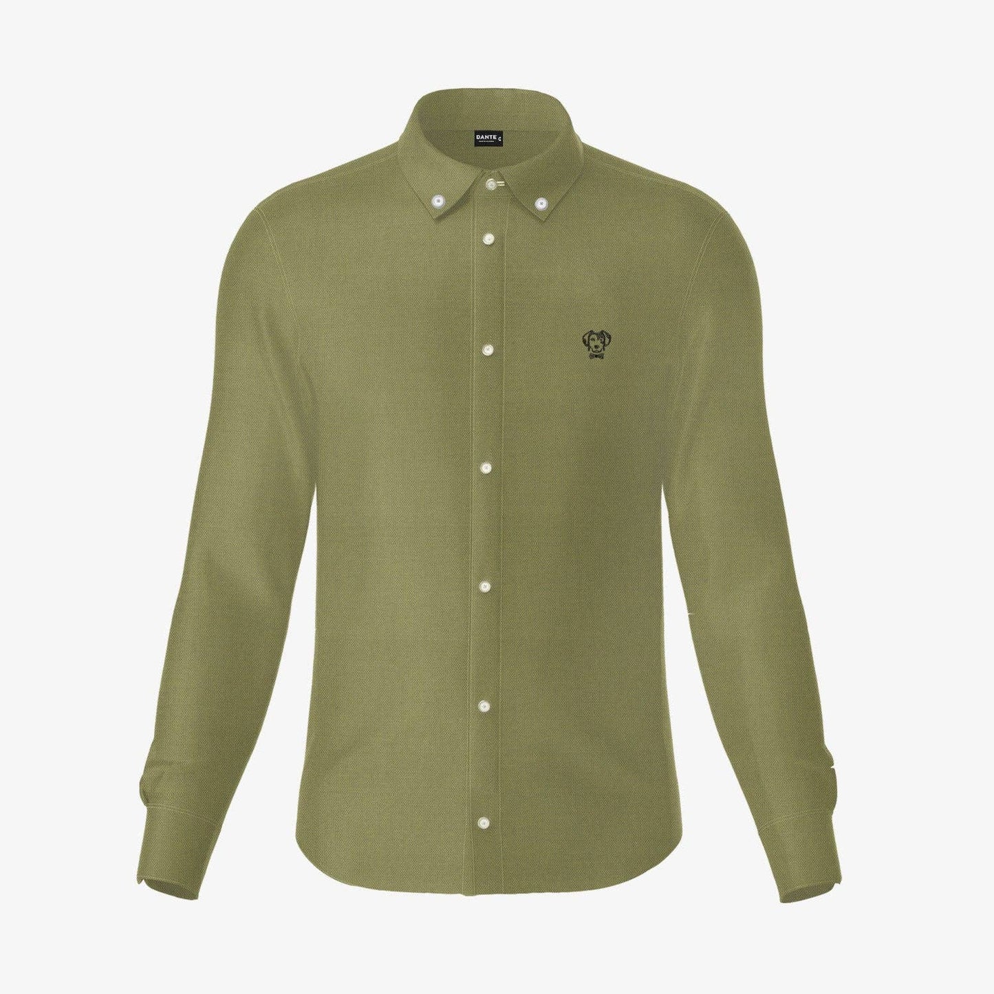 Camicia Oxford verde militare antimacchia