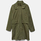 Parka semplice con cappuccio