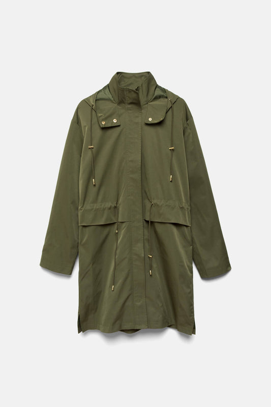 Parka semplice con cappuccio