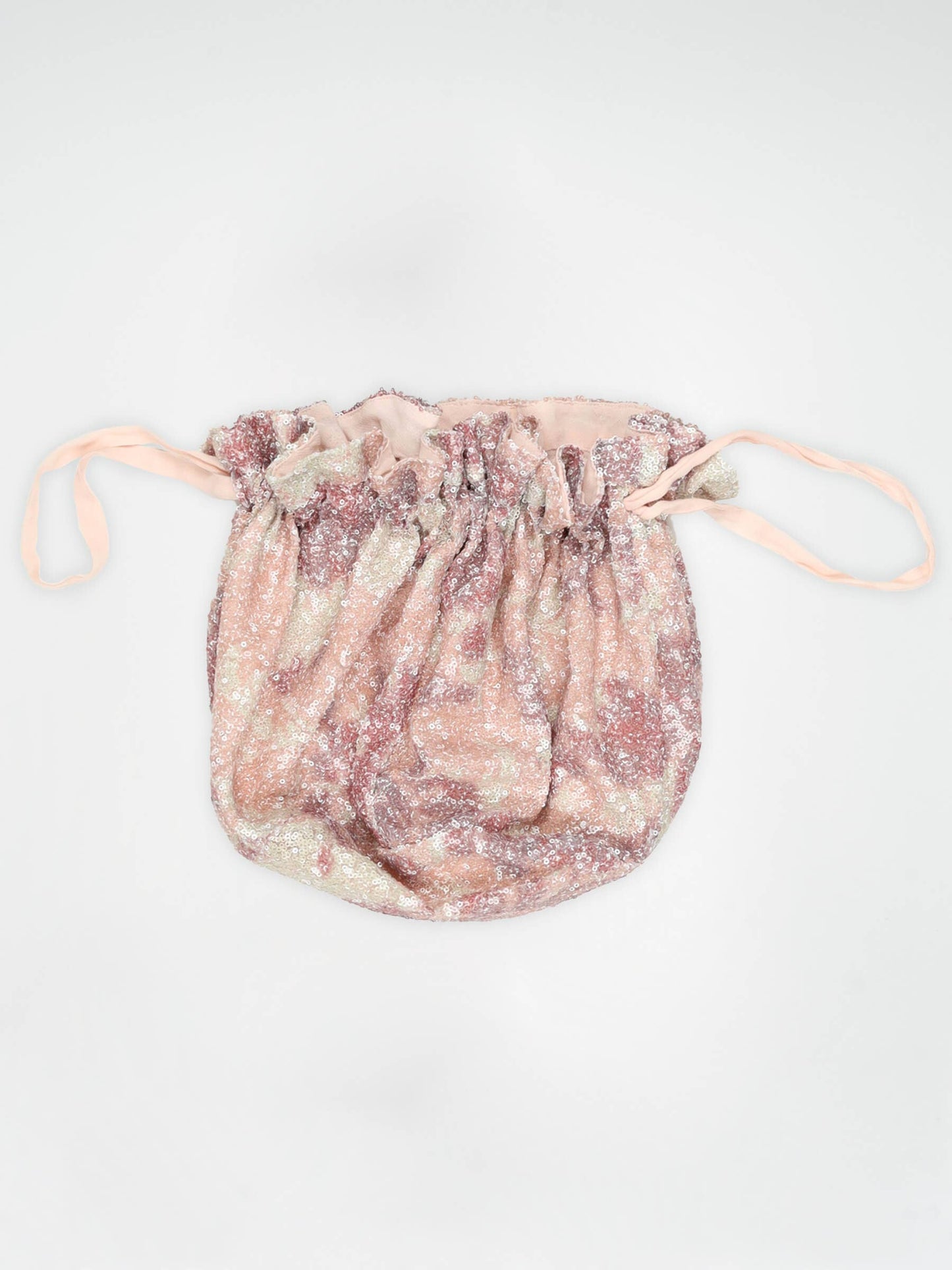 Borsa a sacco con paillettes stampa stella