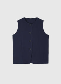 Gilet sartoriale Zola blu navy