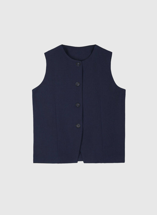 Gilet sartoriale Zola blu navy
