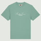 T-shirt Bendita Locura con ricamo bianco verde