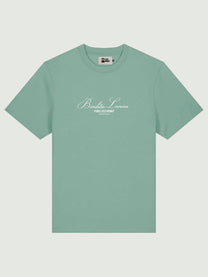 T-shirt Bendita Locura con ricamo bianco verde