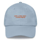 Cappellino dad hat ricamato “Just a Girl who loves Spritz”