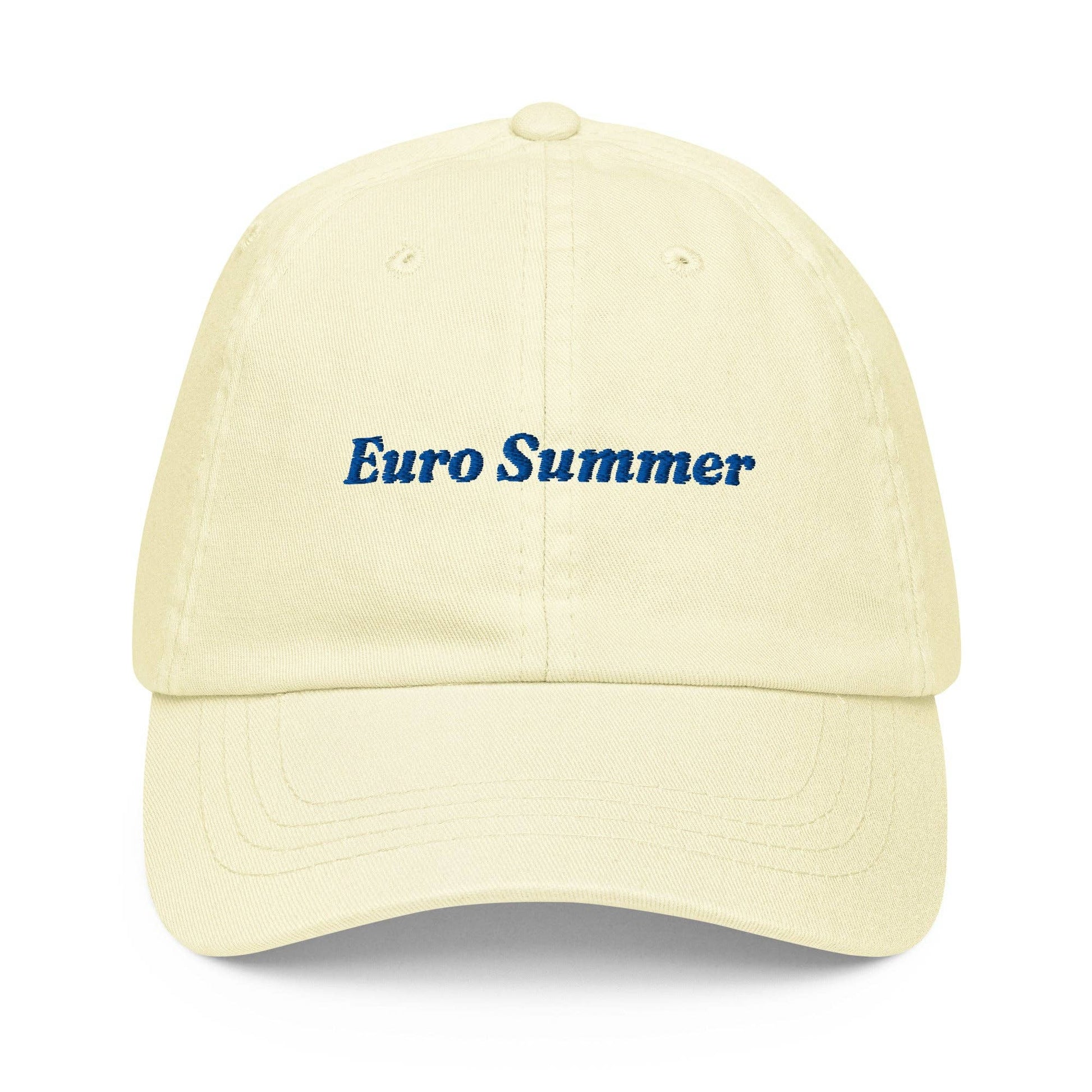 Cappellino da baseball Euro Summer pastello in cotone