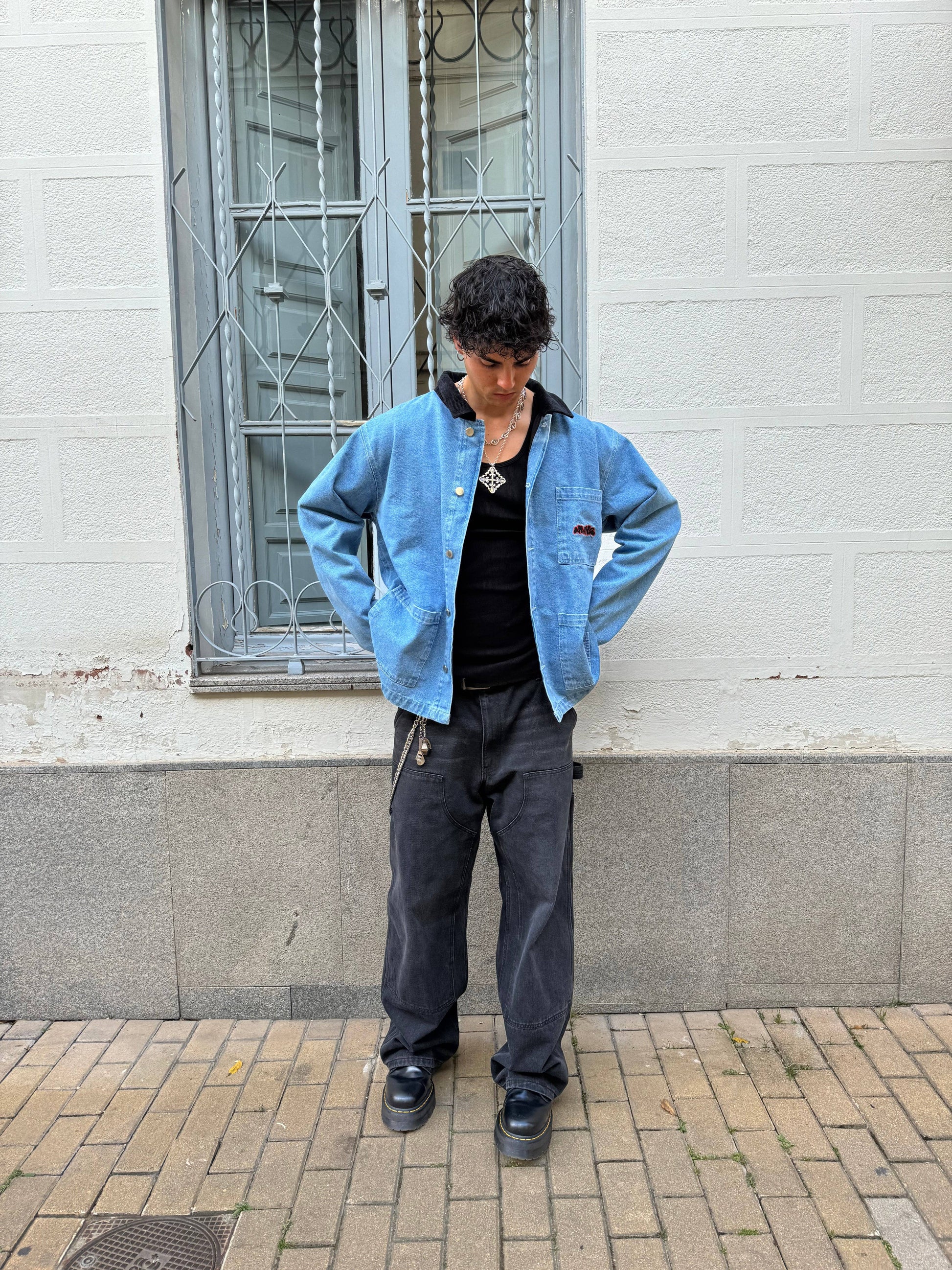 Giacca da lavoro in denim biologico