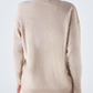 Maglione in maglia con scollo a V
