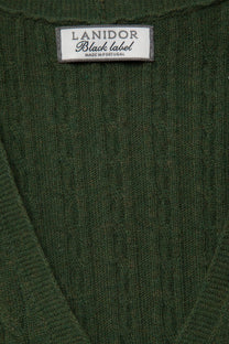 Gilet in maglia strutturata con scollo a V
