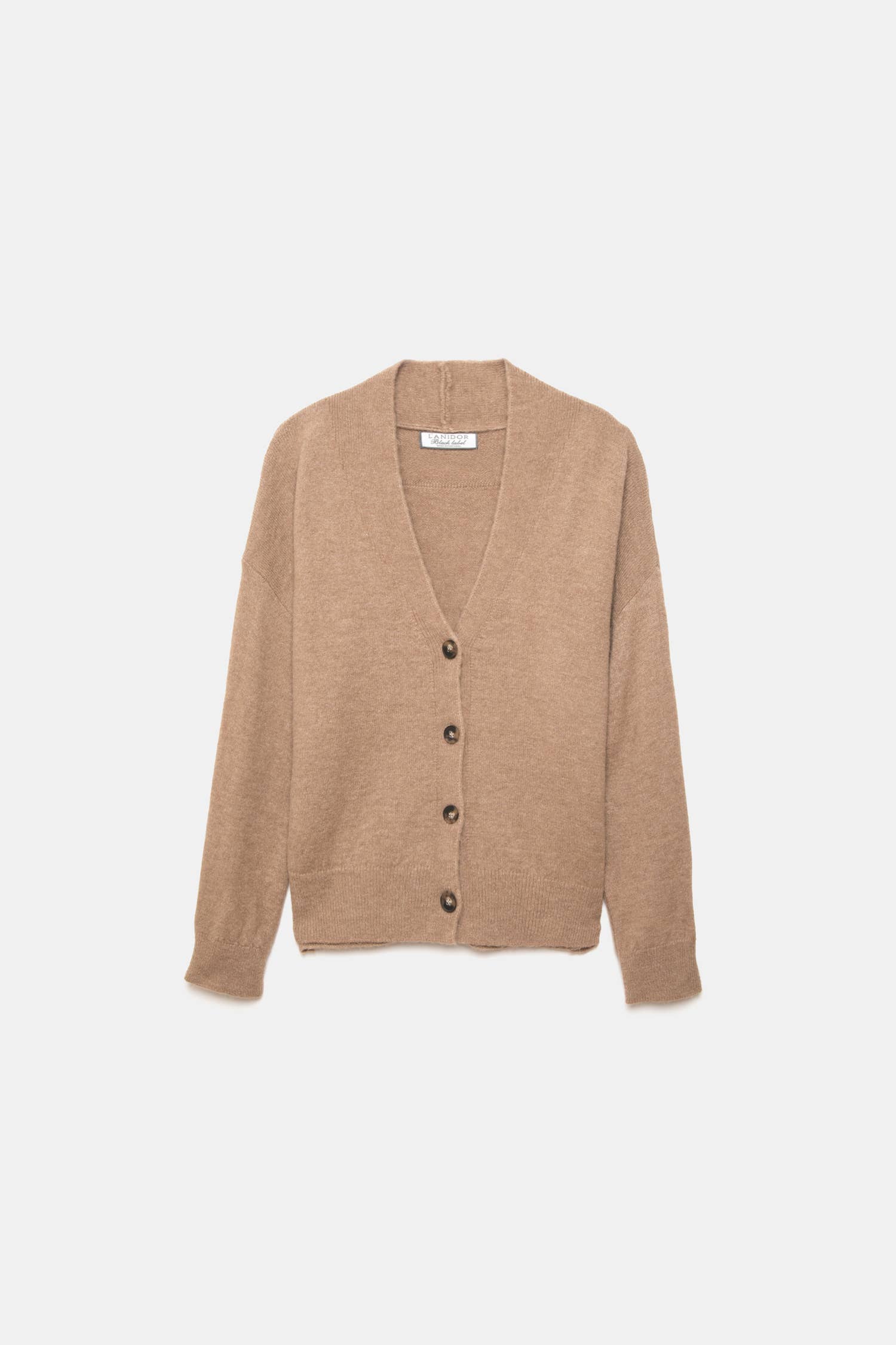 Cardigan in maglia con scollo a V