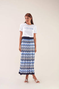 T-shirt Cruise con stampa lettering