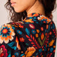 Camicia messicana Bellota floreale multicolor