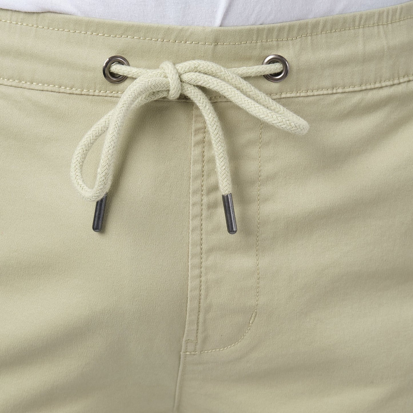 Pantaloni cargo uomo slim kaki con coulisse