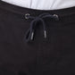 Pantaloni cargo uomo neri slim con coulisse