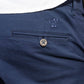 Pantaloni chino elasticizzati blu navy da uomo